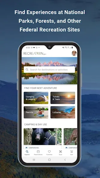 Recreation.gov screenshot 1