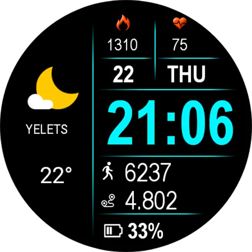Digital Retix Watch Face screenshot 18