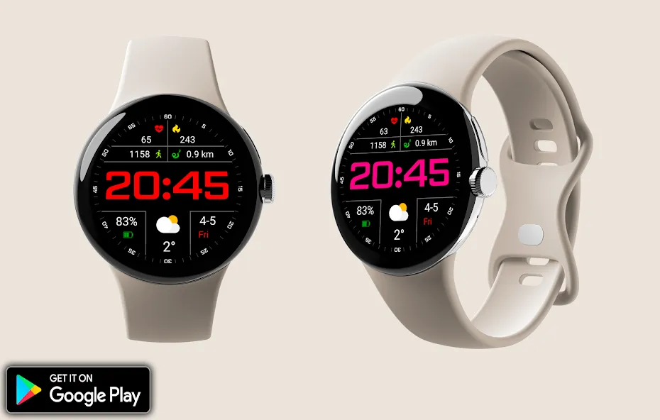 Digital Costa Watch Face screenshot 4
