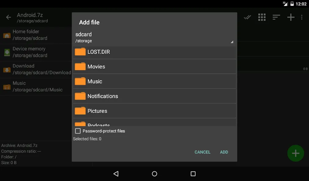 ZArchiver screenshot 9