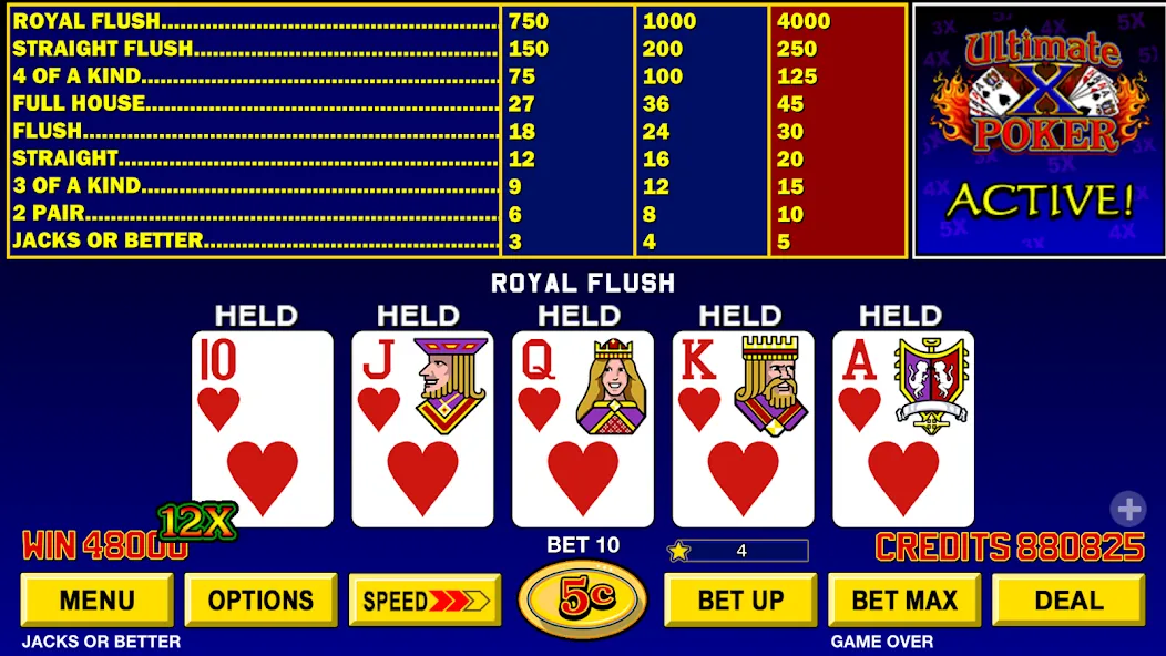 Ultimate X Poker™ Video Poker screenshot 5