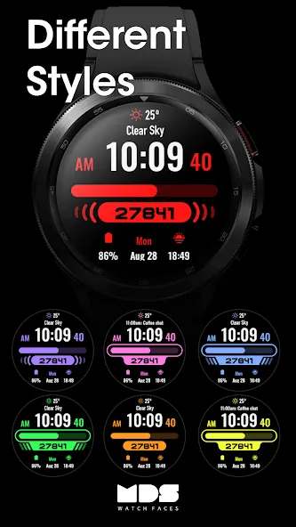 MDS255 - Digital Watch Face screenshot 4