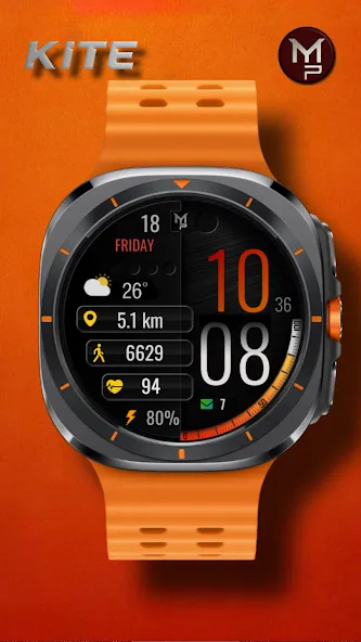 KITE - Digital Watch Face screenshot 2