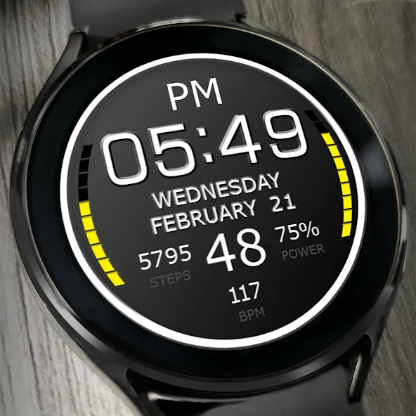 Key WF05 Digital Watch Face screenshot 3