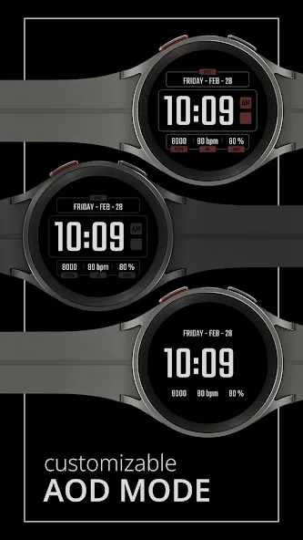DADAM50: AMOLED Watch Face screenshot 4