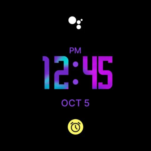 Lavender Modern Watch Face screenshot 5