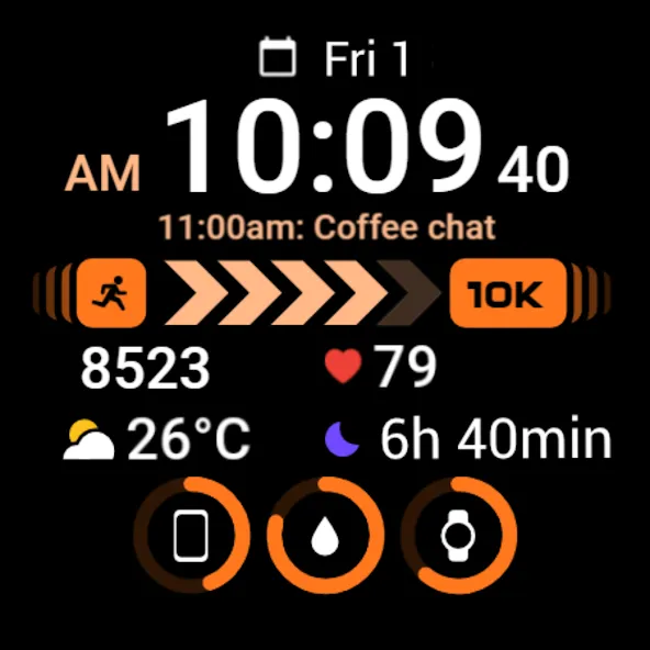 PRADO 75 Digital Watch Face screenshot 9