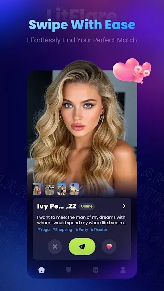 LitFlare: Chat & Date screenshot 2