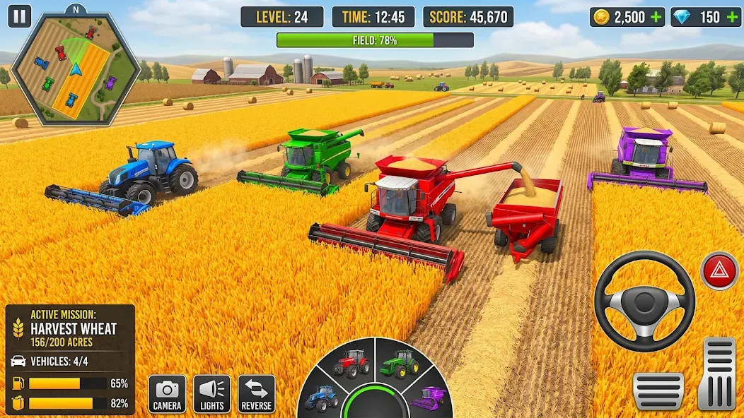 US Tractor Farming Games 3D screenshot 7