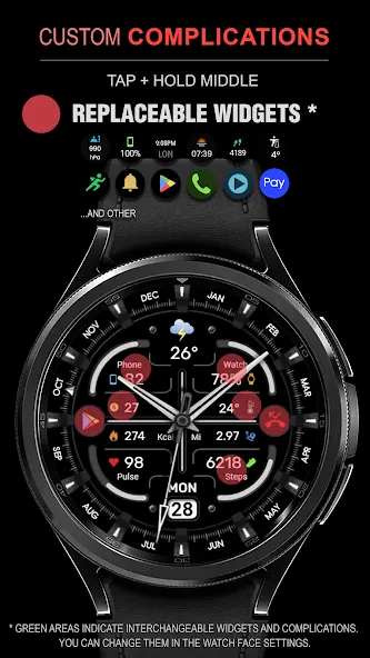 WFP 342 Ultra watch face screenshot 4
