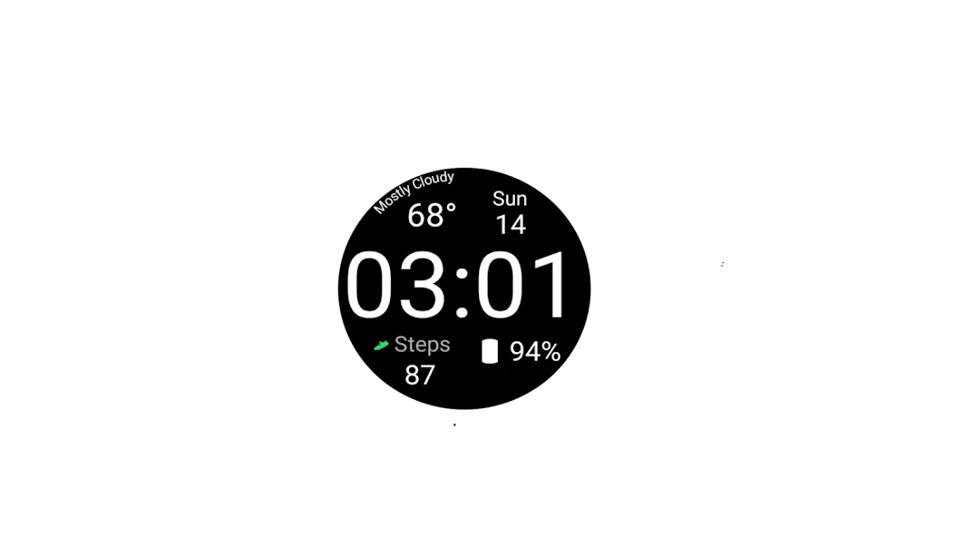 Digi Time Watchface screenshot 6