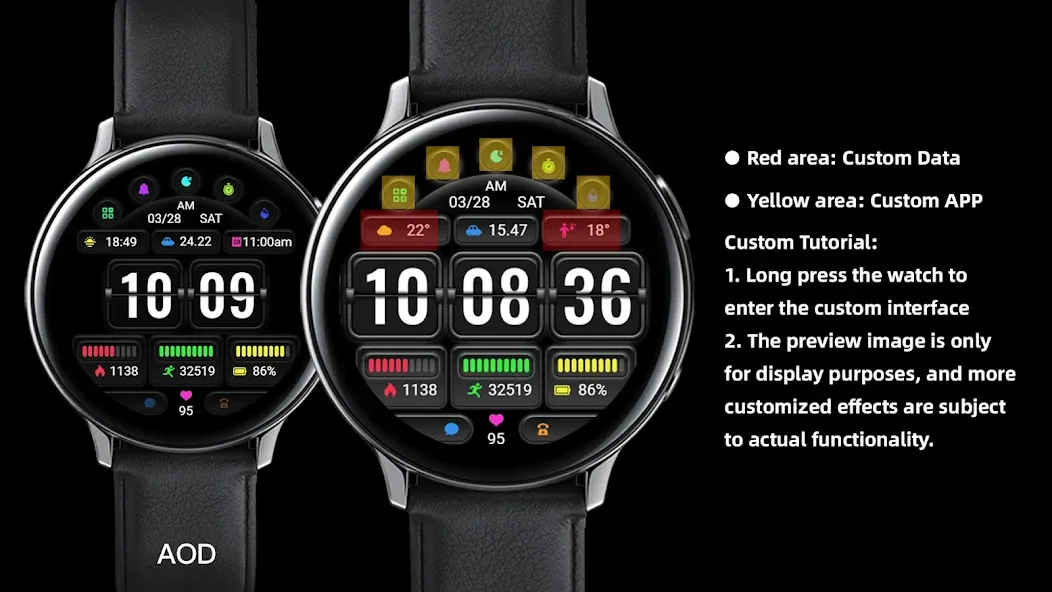 Page Turning Clock ZKin Watch screenshot 4