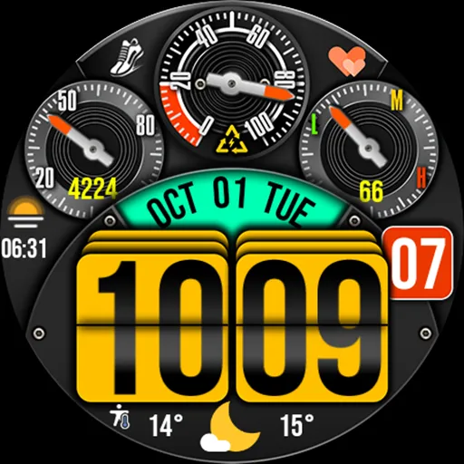 Digital Watch Face MB376 screenshot 26