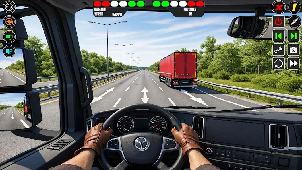 Driving Simulator Truck Game screenshot 1