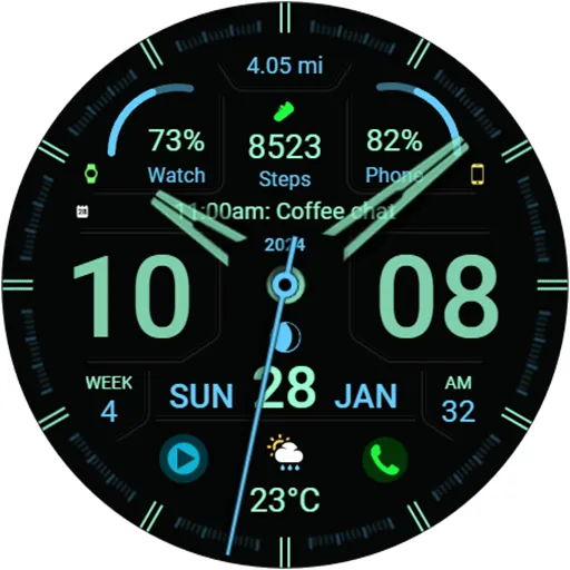 WFP 320 Hybrid watch face screenshot 44
