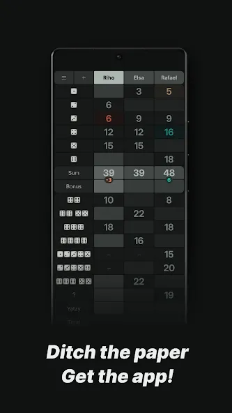Yatzi — Yatzy Score Tracker screenshot 1