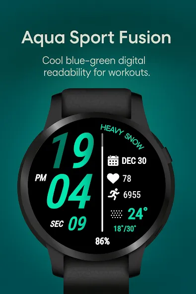 Sport Digital Edge WatchFace screenshot 4