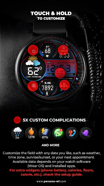 PER009 Sport Watch Face Mesa screenshot 4