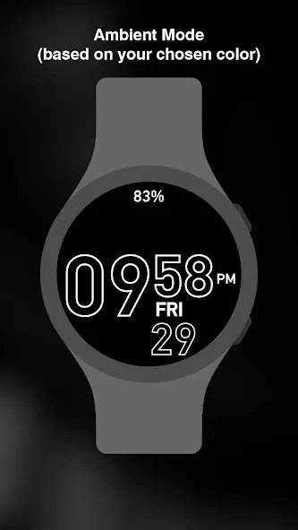 Big Hour Watch Face screenshot 6