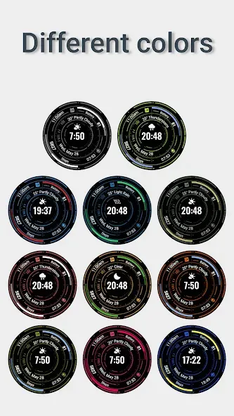 Digital Watchface D3 screenshot 3