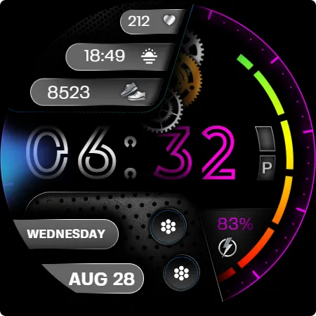 IronSync - Digital Watch Face screenshot 23