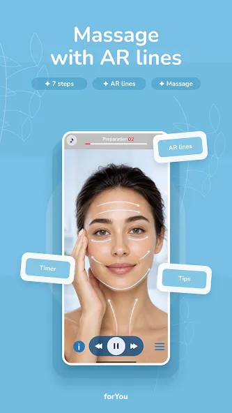 Face Massage, Skincare: forYou screenshot 2