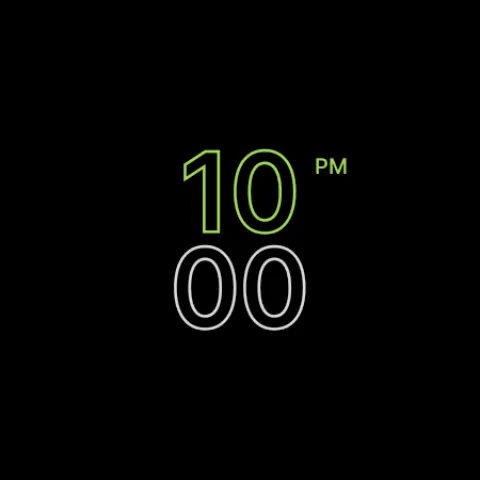 Black Minimal Watch Face screenshot 9