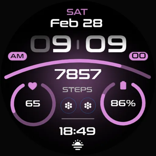 OMG 439 - Digital Watch Face screenshot 28