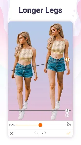 Hotune Body Editor - 페이스 인물사진 screenshot 7