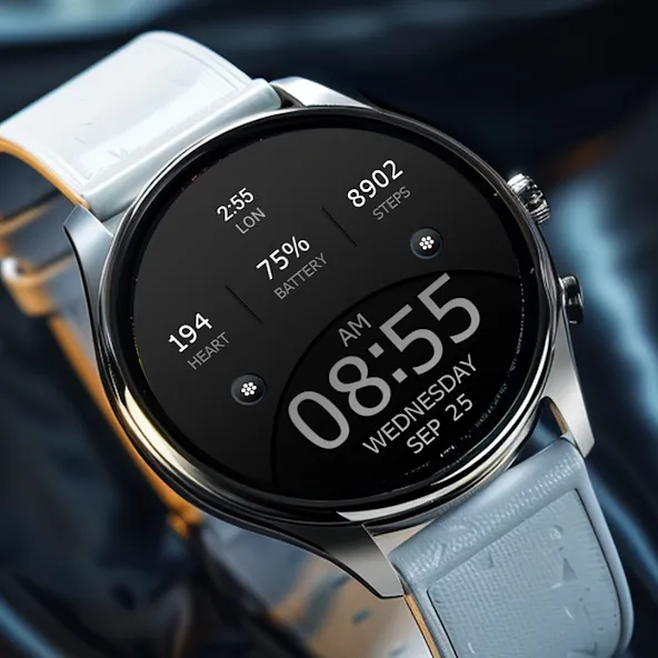 Key WF41 Digital Watch Face screenshot 8