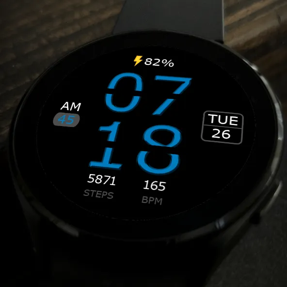Key WF12 Digital Watch Face screenshot 6