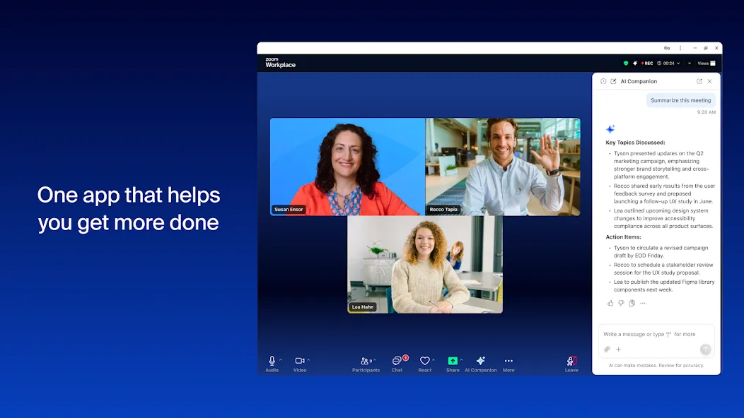 Zoom Workplace for Chromebook screenshot 2
