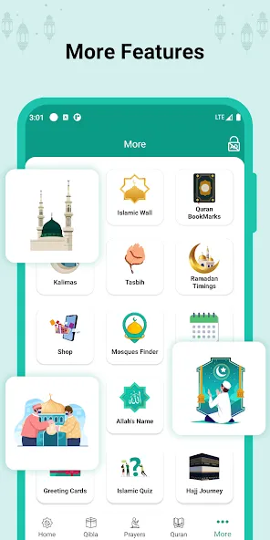 Islamic World - Athan Times screenshot 3