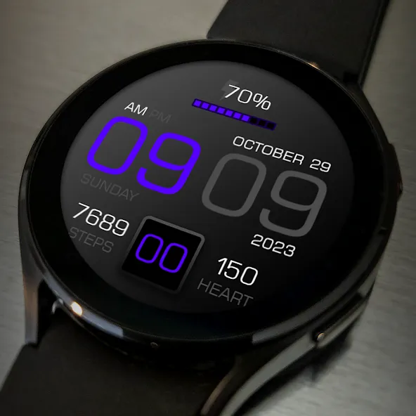 Key083 Digital Watch Face screenshot 4