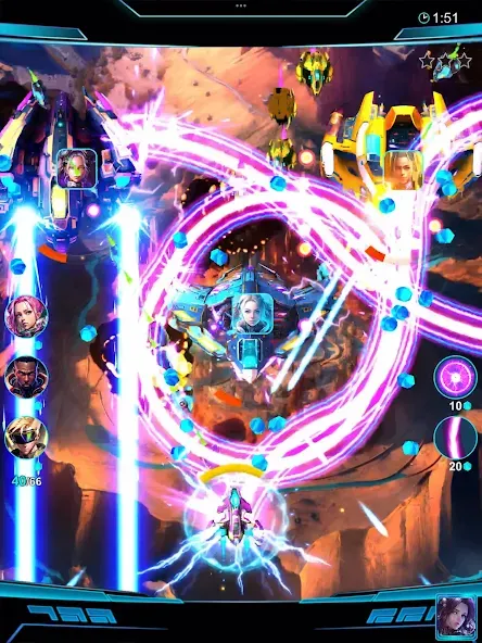 스타 썬더: PVP 비행기 슈팅 게임 screenshot 13