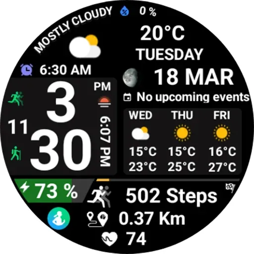 Digital Weather D Sport NTV580 screenshot 28
