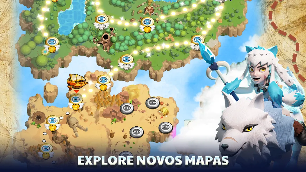 Wild Sky TD: Tower Defense RPG screenshot 5