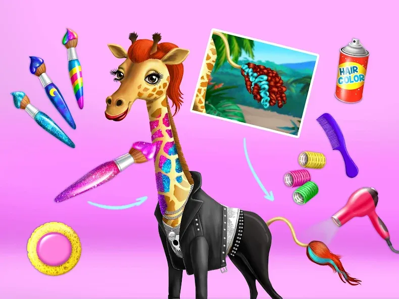 Jungle Animal Hair Salon screenshot 16
