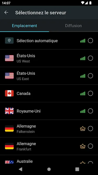 Secure VPN-Internet plus sûr screenshot 2