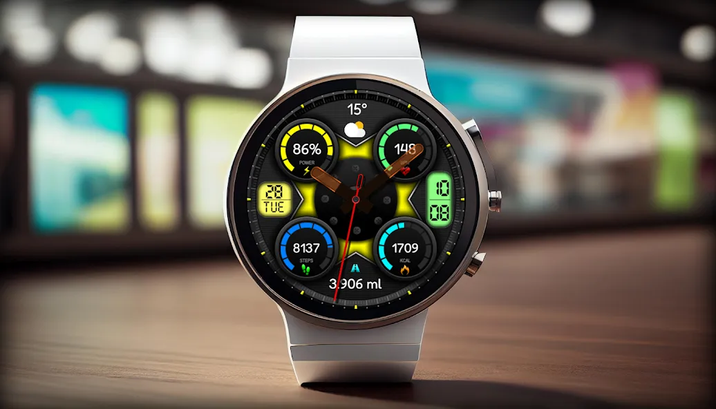 Hybrid TANKAN URX24 Watch face screenshot 3