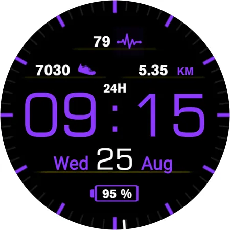Casual Watchface AKM Wear OS screenshot 14