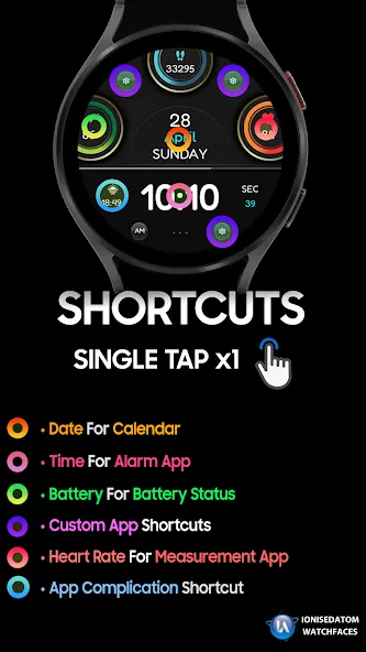 IA110 DIGITAL WATCHFACE screenshot 7