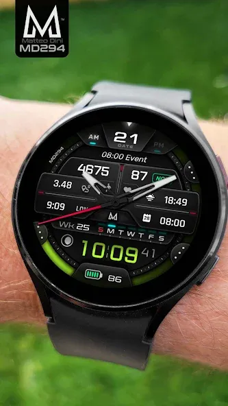 MD294 Analog watch face screenshot 4
