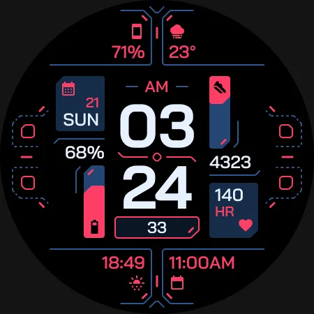 TKS 25 Circuit Watch Face screenshot 11