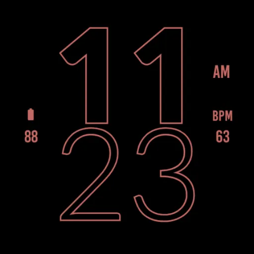 Lovely Large Watch Face screenshot 7