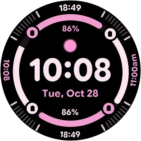 Digital Rings 2 - Watch face screenshot 10