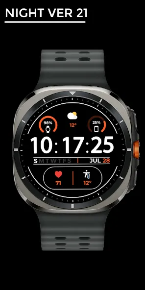 Night ver 21 - watch face screenshot 1