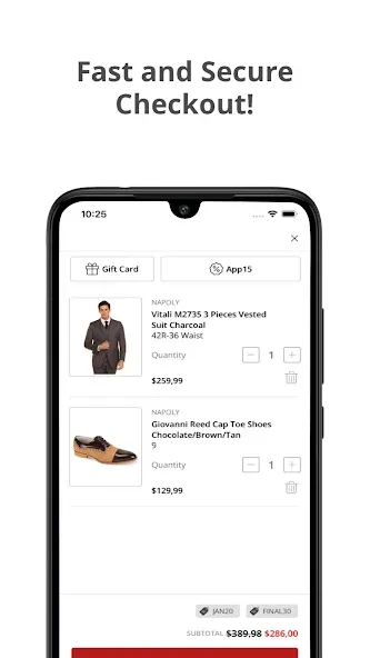 Napoly Menswear screenshot 5