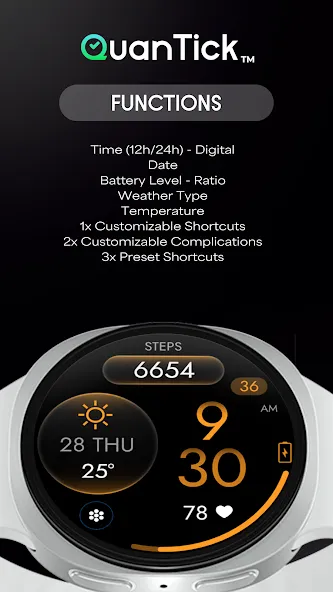 QuanTick 12 - Minimal Watch screenshot 3