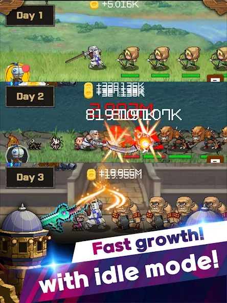 Iron knight : Nonstop Idle RPG screenshot 9